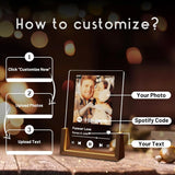 Customized Spotify Music Plaque Gifts For Anniversary Day Personalized Acrylic Photo Frame Lamp Custom Romantic Birthday Gifts - Tophatter Daily Deals