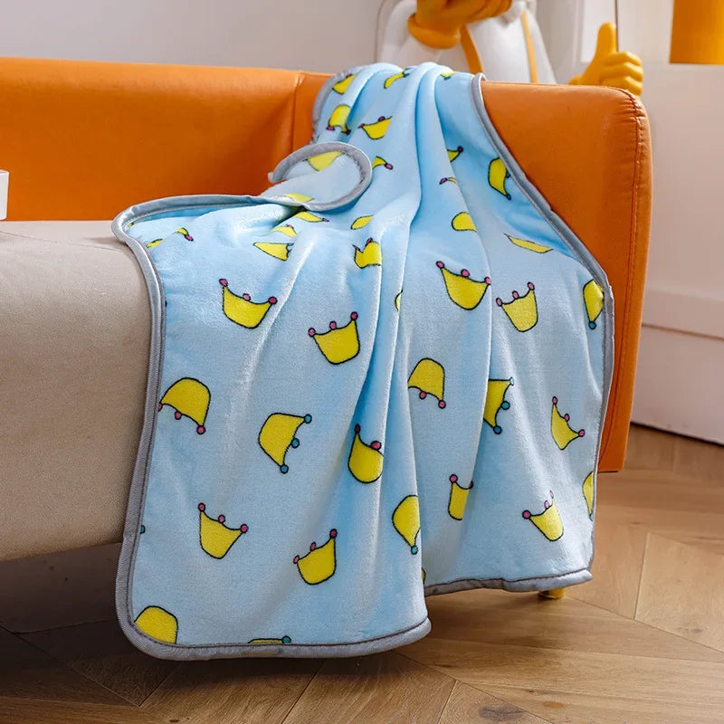 Miffy Throw Blanket Fleece Sky Blue Animals - Tophatter Daily Deals