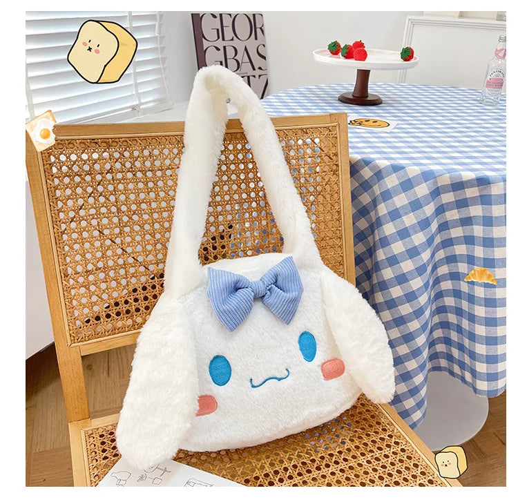 Sanrio Plush Cinnamoroll My Melody Kuromi Tote Shoulder Bag Anime - Tophatter Daily Deals