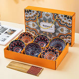 Japanese Hand Painted Ceramic Bowl Set With Chopsticks G-6Bowl 6chopsticks - Tophatter Daily Deals