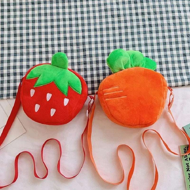 Red Strawberry Crossbody Bag Gold Chain Fruit - Tophatter Daily Deals