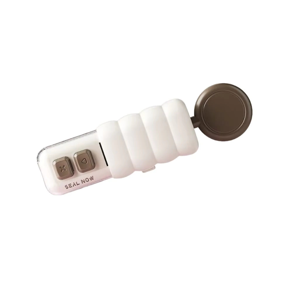 Magnetic Suction Mini Sealing Machine White Mini Bag Sealers - Tophatter Daily Deals