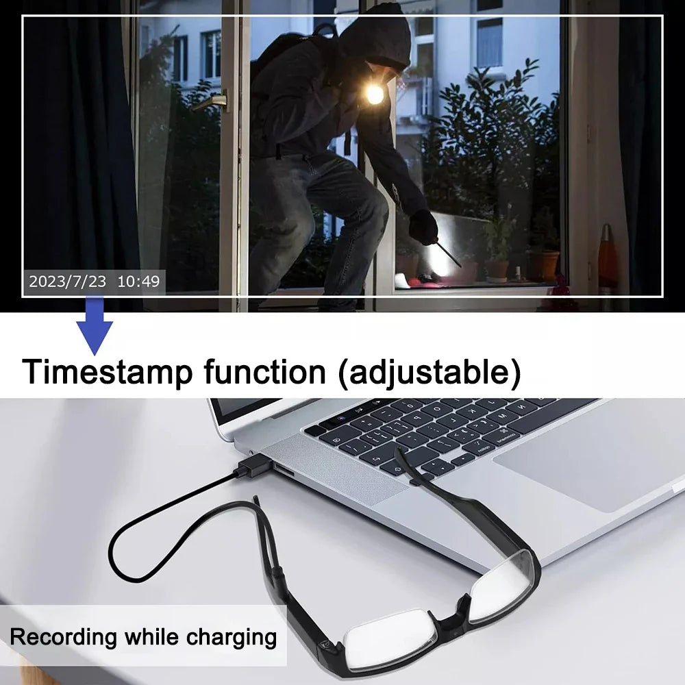 1080P Mini Camera Smart Glasses Portable Sports Glasses - Tophatter Daily Deals