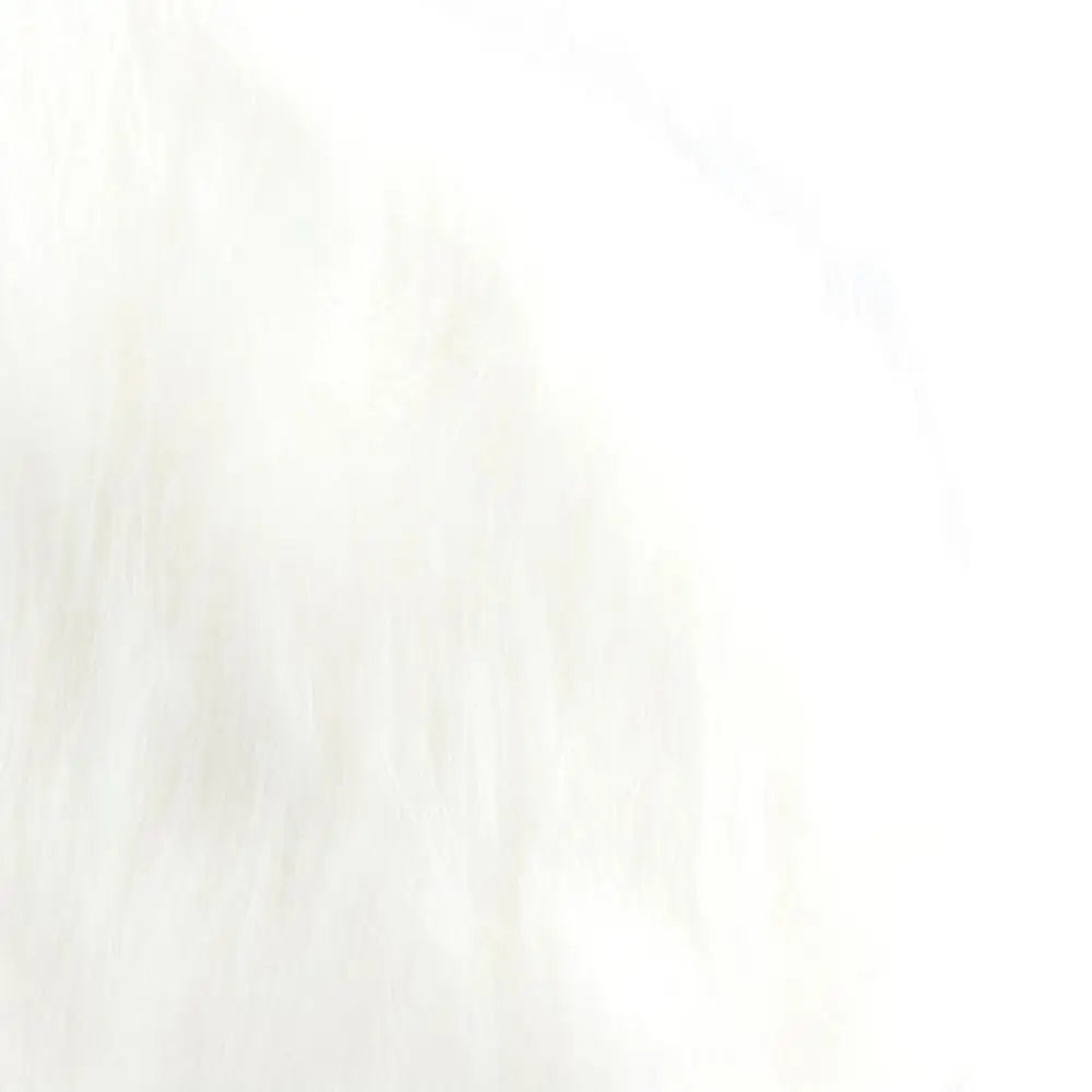 Faux Fur Fluffy White Bag Crossbody Handbag Pearl Strap Mythical - Tophatter Daily Deals