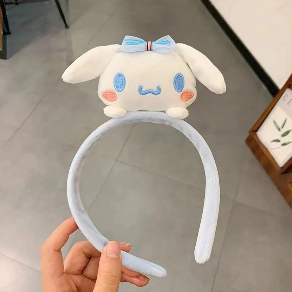 Headband for Washing Face Sanrio Kuromi Melody Cinnamoroll Cinnamoroll Headband Anime - Tophatter Daily Deals