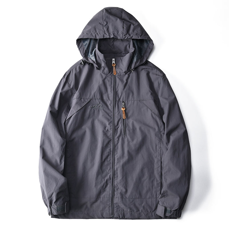 Waterproof Mens Tactical Jacket - Hooded, Lightweight - Tophatter Daily Deals