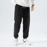 Stretchy Relaxed Men's Denim Joggers - Baggy Tapered, Denim - Tophatter Daily Deals