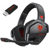 Wireless Gaming Headset With Mic Active Noise Cancellation Red - Tophatter Daily Deals