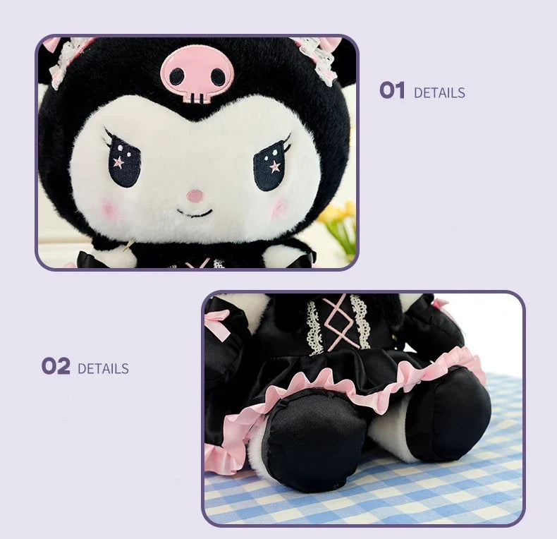 Sanrio Kuromi Plush Kawaii Cute Little Devil Plush Anime - Tophatter Daily Deals