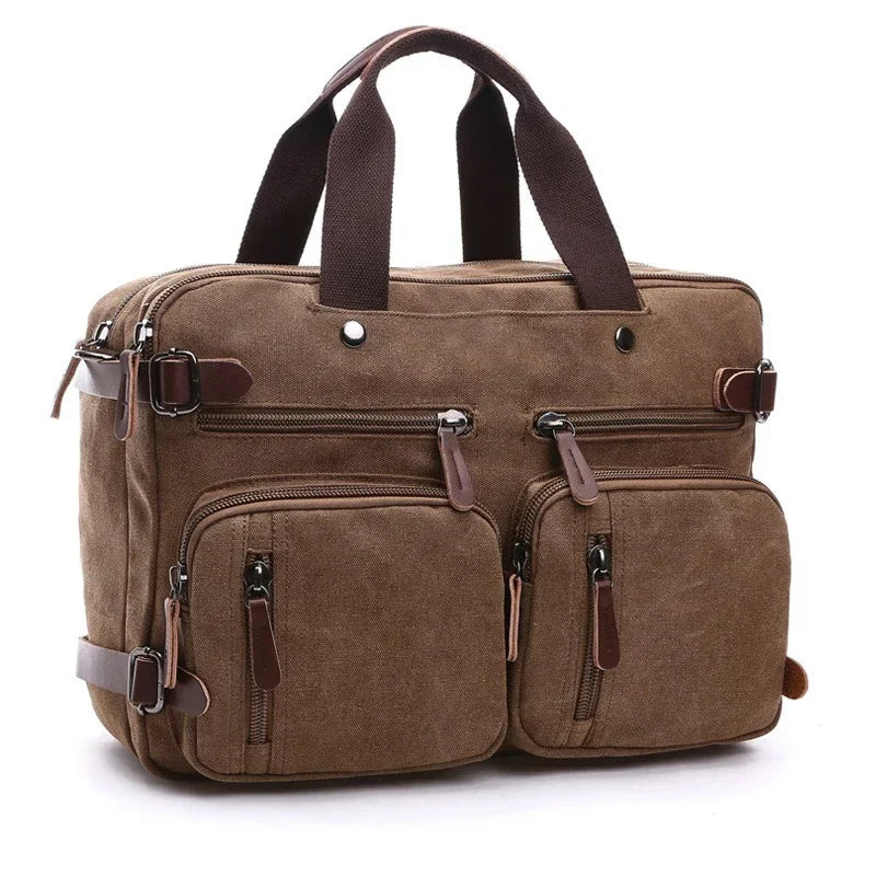 Laptop Travel Shoulder Bag Briefcase (Brown) Apparel & Accessories > Handbags, Wallet's & Cases > Handbags > Shoulder Bags - Tophatter Daily Deals