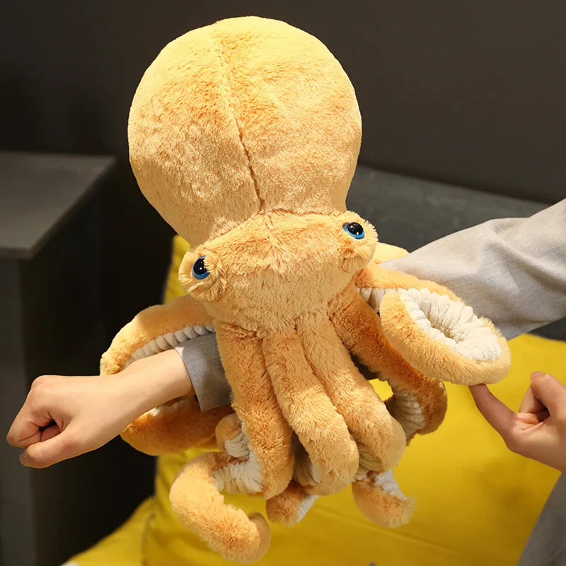 Plush Octopus Toy Lifelike Stuffed Sea Creature Pillow - Tophatter Daily Deals