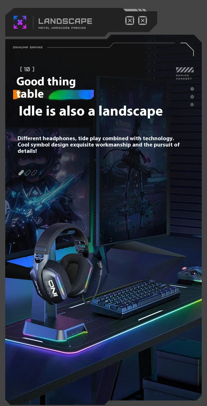 Wireless Gaming Headset Tri Mode Bluetooth Wired Immersive - Tophatter Daily Deals