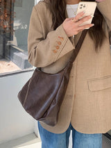 Soft Versatile Womens Hobo Bag - Slouchy, Faux Leather - Tophatter Daily Deals