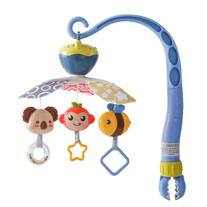 Hot Air Balloon Crib Mobile Newborn Sensory Toys Soothing Animal Music-03 - Tophatter Daily Deals
