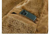 Insulating Mens Fleece Vest - Quilted Corduroy, Casual - Tophatter Daily Deals
