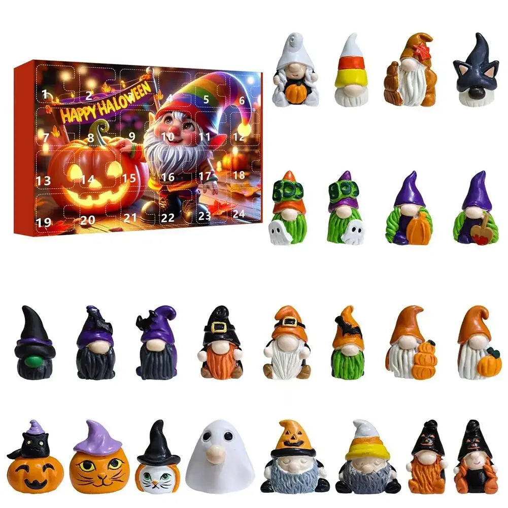 Gnome Advent Calendar Halloween Countdown Decor 2025 - Tophatter Daily Deals