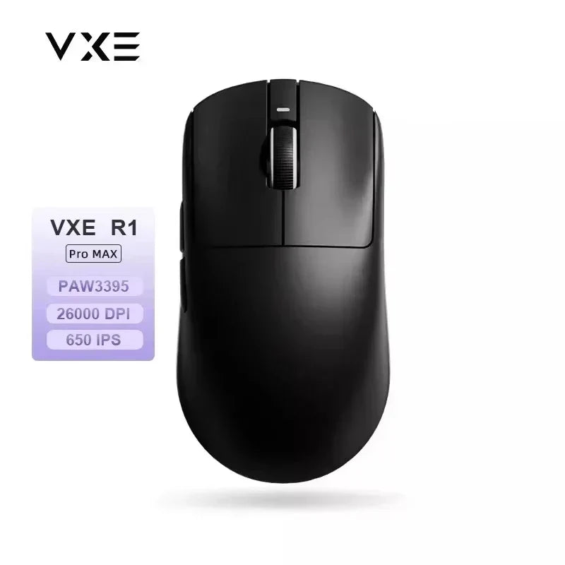 Gaming Mouse Wireless Lightweight Ambidextrous 26000 DPI R1 Pro MAX (Black)1 - Tophatter Daily Deals