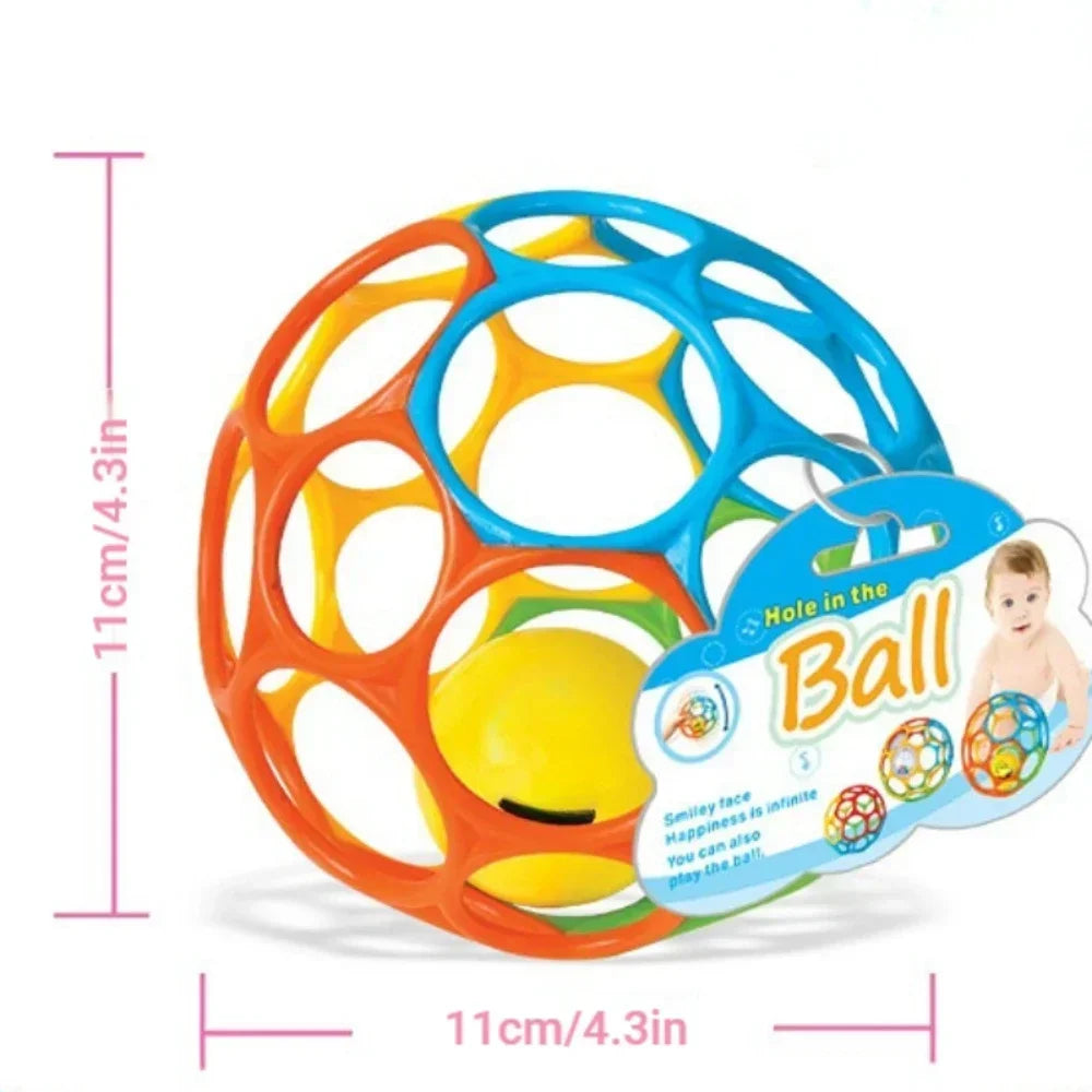 Baby Rattle Teether Ball Newborn Sensory Toys Soft Safe L - 3105 - Tophatter Daily Deals