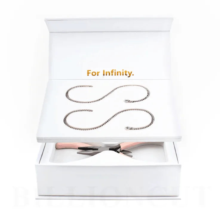 DIY Couple Bracelet Kit Valentine 2025 Eternal Gift Infinite Bracelet - Tophatter Daily Deals