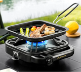 4200W Camping Gas Stove Black Camp Cooking - Tophatter Daily Deals