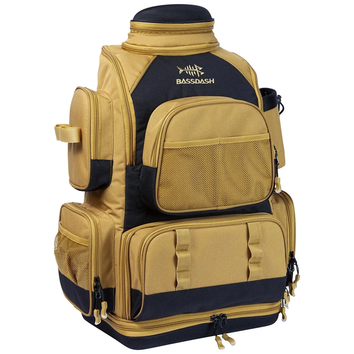 NNEOBATackle Backpack with Rain Cover Rod Holders Army Green Backpacks - Tophatter Daily Deals