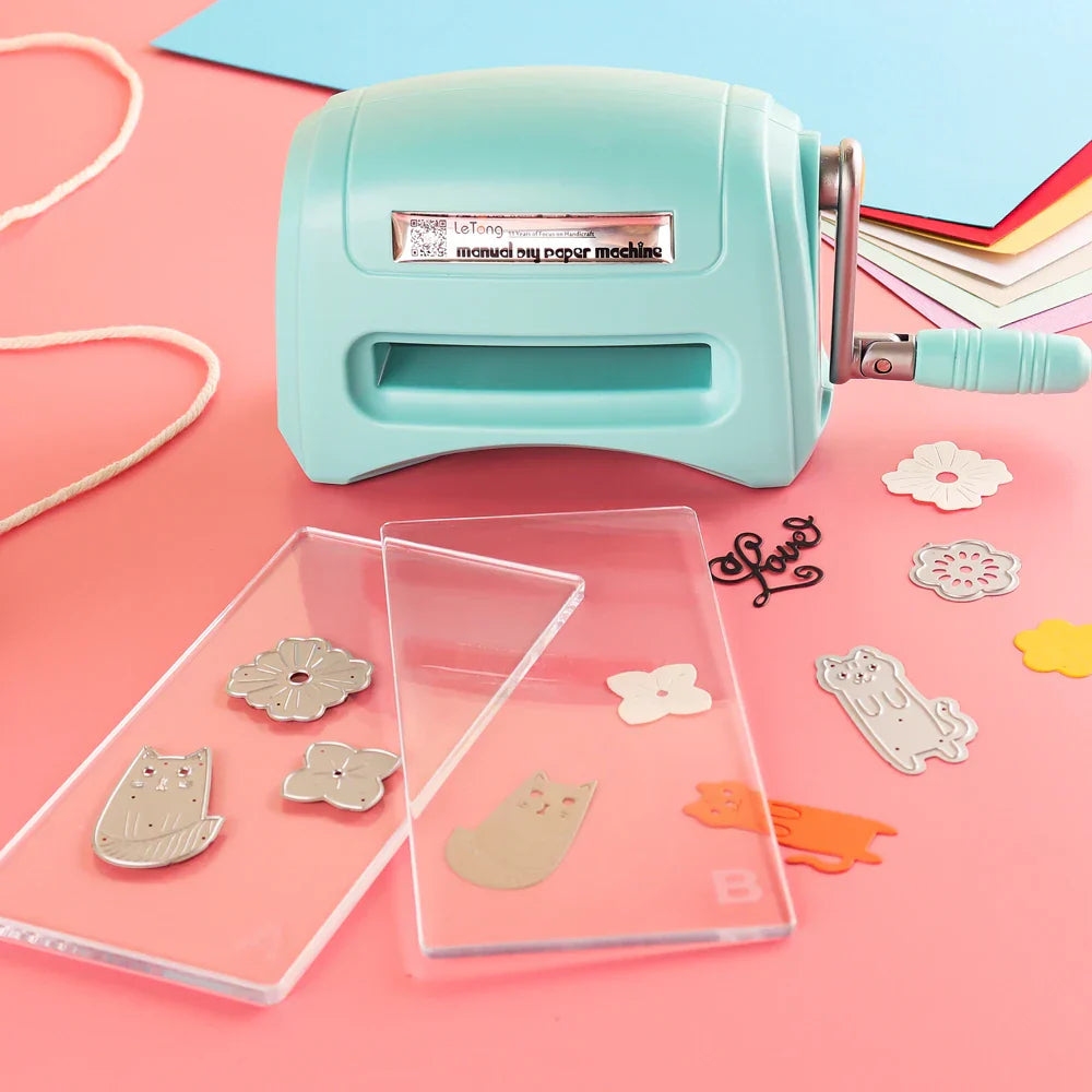 Die Cutting Machine Mini Handheld For DIY Scrapbooking - Tophatter Daily Deals