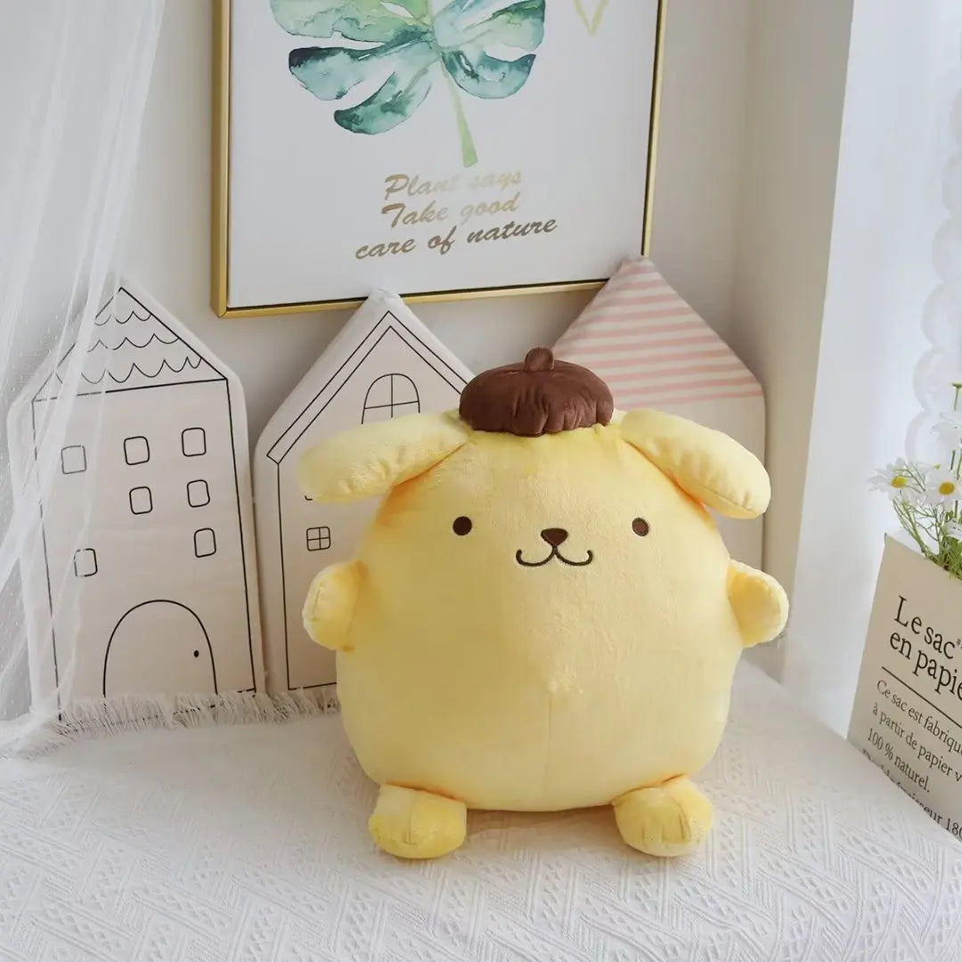 Sanrio PomPomPurin Stuffed Big Plush Toy Smiley PomPom (50cm) Anime - Tophatter Daily Deals