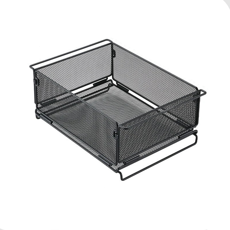 IGT Outdoor Table Unit Basket Storage Net Cage Silver Camp Furniture - Tophatter Daily Deals