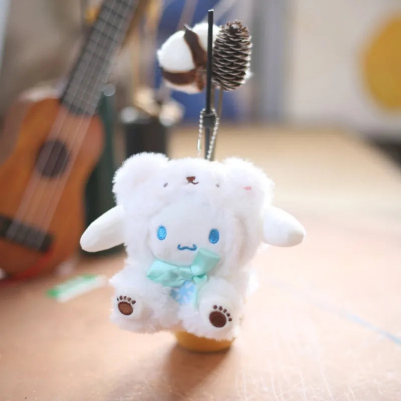 Sanrio Limited Collection Kuromi Cinnamoroll My Melody Plush Toy Kawaii Cinnamoroll (White Bear) - 10cm 10-15CM Animals - Tophatter Daily Deals