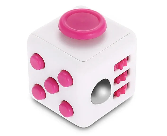 Fidget Cube Stress Relief Toy Sensory Dice For Focus 5 - Tophatter Daily Deals