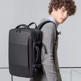 Expandable Travel Backpack Black Backpacks - Tophatter Daily Deals