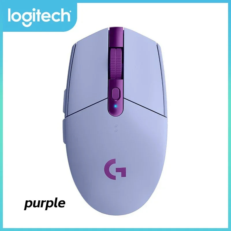 Wireless Lightweight Gaming Mouse HERO Sensor 12K DPI G304 purple - Tophatter Daily Deals