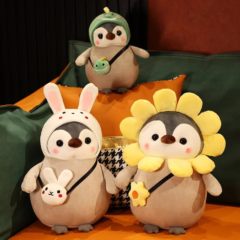 Penguin Dinosaur Sunflower Plush Toy Animals - Tophatter Daily Deals