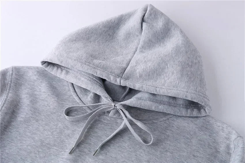 Oversized Unisex Hoodie - Longline Printed, Polyester - Tophatter Daily Deals