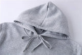 Oversized Unisex Hoodie - Longline Printed, Polyester - Tophatter Daily Deals