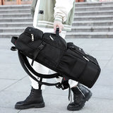 90L Large-Capacity Hiking Travel Backpack Black Backpacks - Tophatter Daily Deals