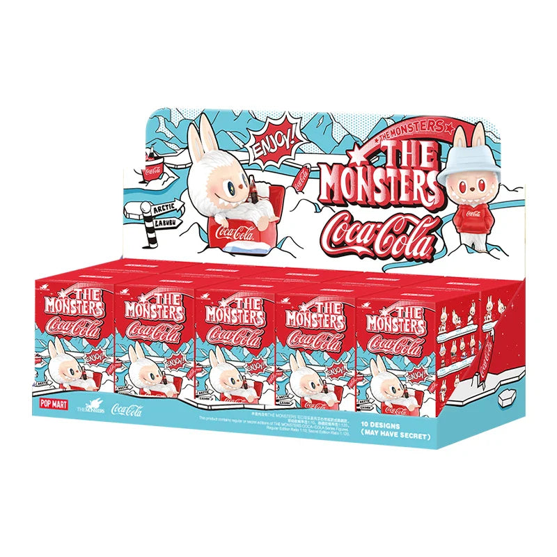 Genuine Pop Mart The Monsters Labubu Coca-Cola Series Figurines Blind Box Full Set of 10 Blind Boxes Mythical - Tophatter Daily Deals
