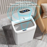 Smart Sensor Trash Can 15L 18L Touchless Quiet Waterproof - Tophatter Daily Deals