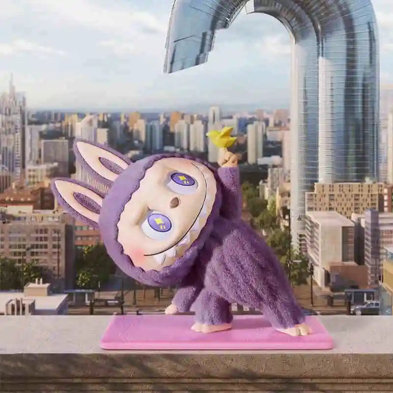 Genuine Pop Mart Labubu The Monsters Lazy Yoga Series Figures Little Bird Mythical - Tophatter Daily Deals