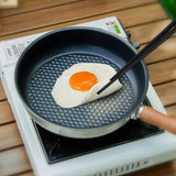Camping Non-Stick Frying Pan Silver Camp Cooking - Tophatter Daily Deals