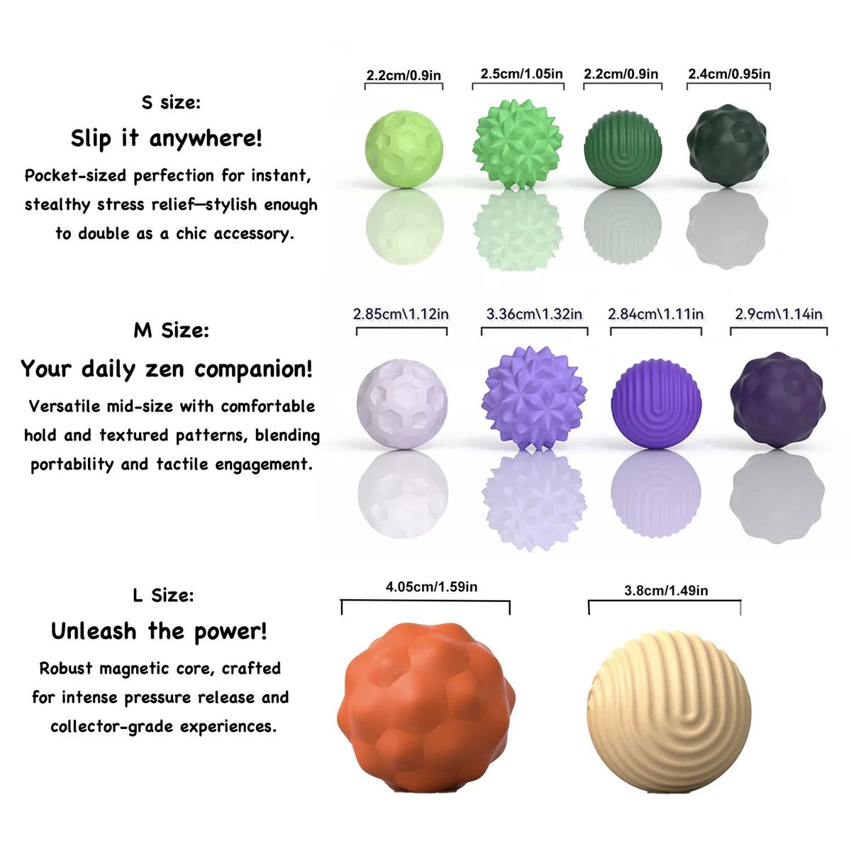 Magnetic Ball Fidget Toy Silicone Sensory Stress Relief - Tophatter Daily Deals