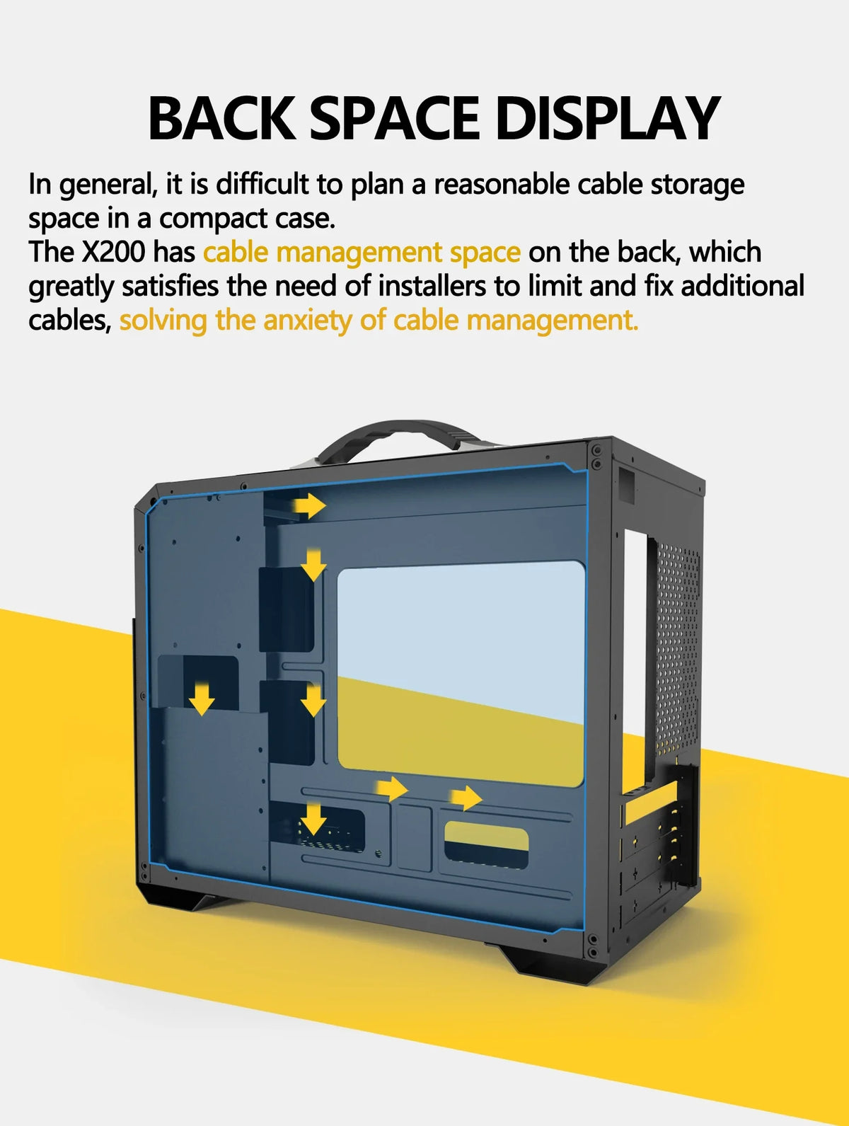 Mini ITX Case Glass Side 240mm Watercooling Portable - Tophatter Daily Deals