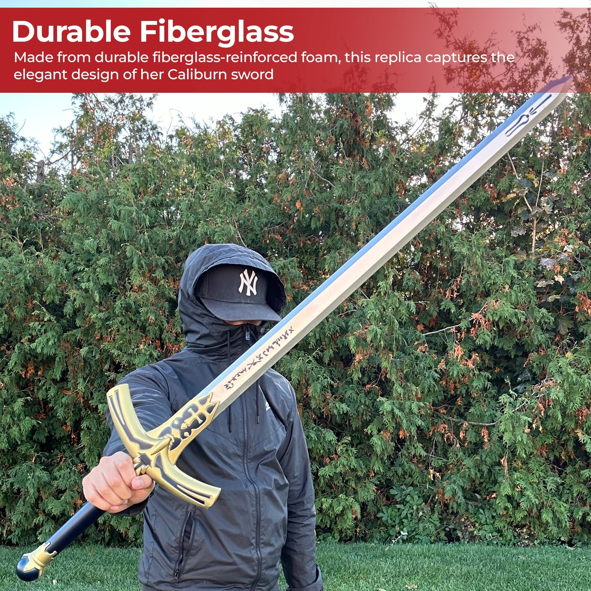 Saber Lily Foam Sword Regal Caliburn Replica Foam Products - Tophatter Daily Deals