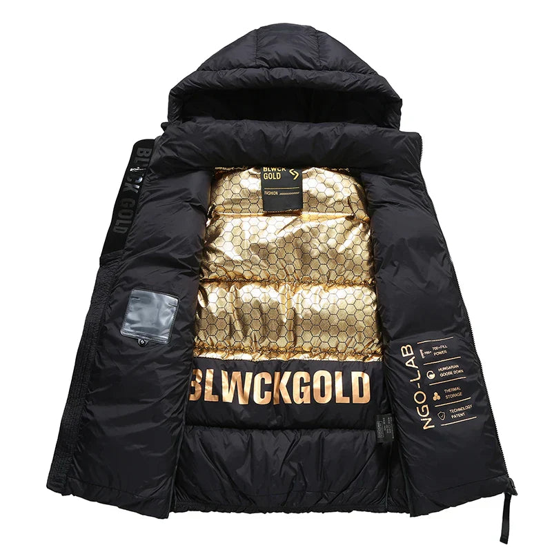 Warm Men's Down Vest - Boxy Quilted, Cotton Blend, Autumn - Tophatter Daily Deals