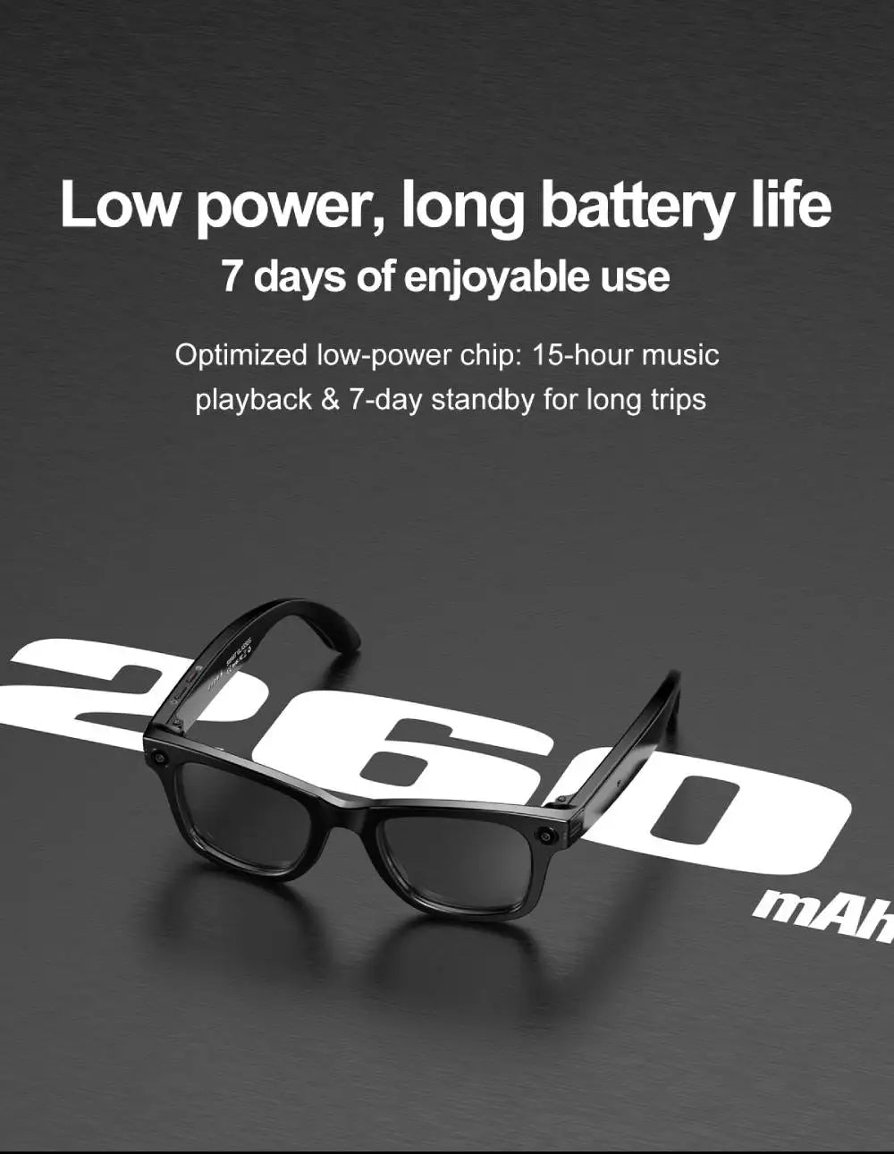 AI Smart Glasses 720P Translation Camera Sunglasses - Tophatter Daily Deals