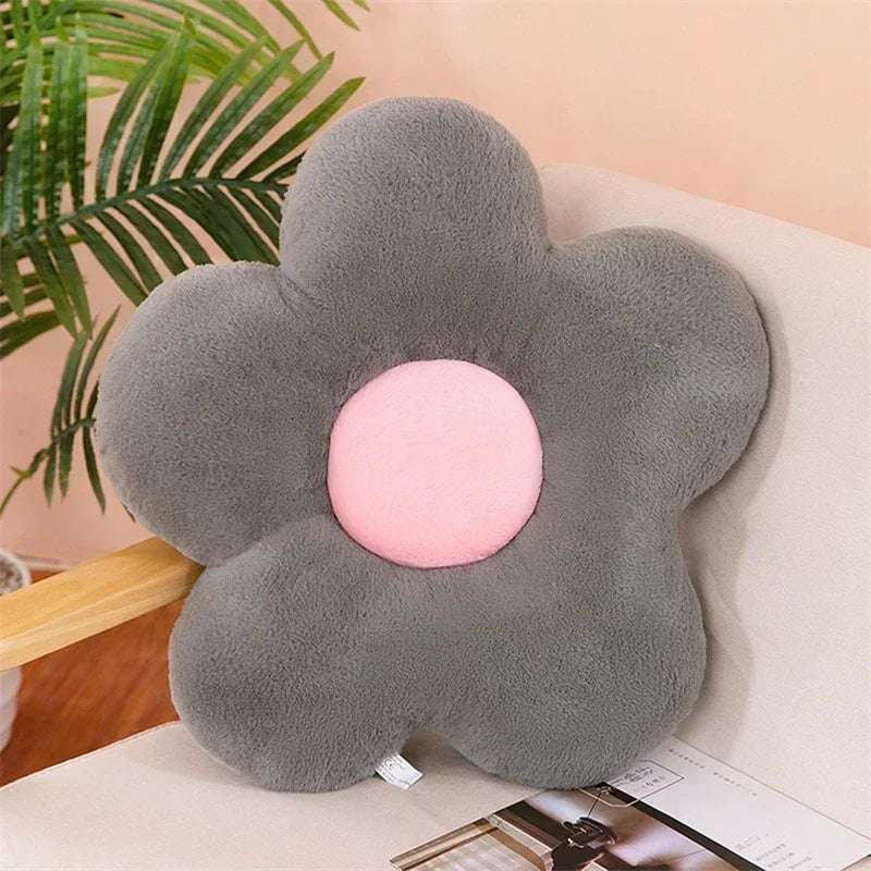 Fresh Colorful Pastel Flower Plush Toy Cushion Flowers - Tophatter Daily Deals