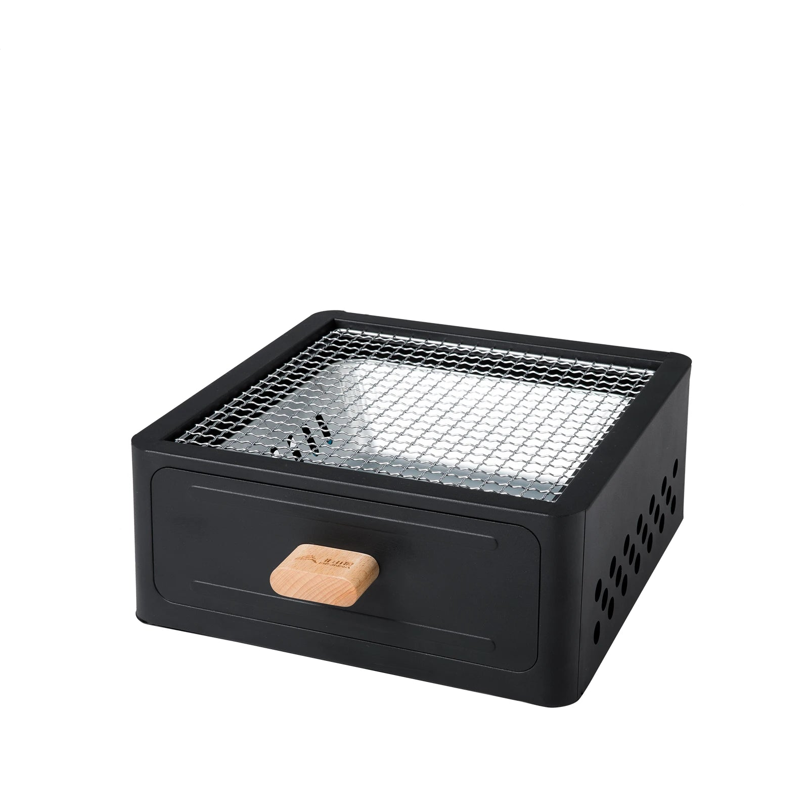 Multi-Functional Camping Stove Grill Black Camp Cooking - Tophatter Daily Deals