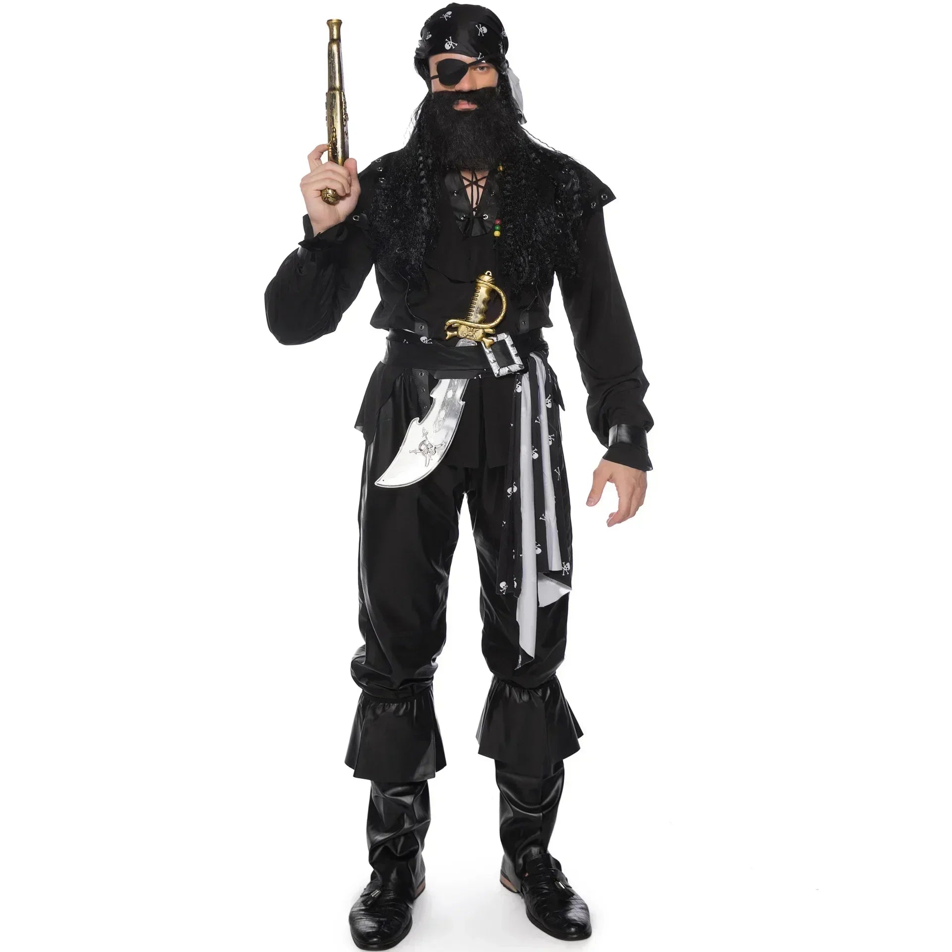Pirate Costume Couple Set Halloween Carnival Cosplay - Tophatter Daily Deals