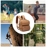 9L Tactical Sport Backpack Bug Out Bag Khaki Backpacks - Tophatter Daily Deals