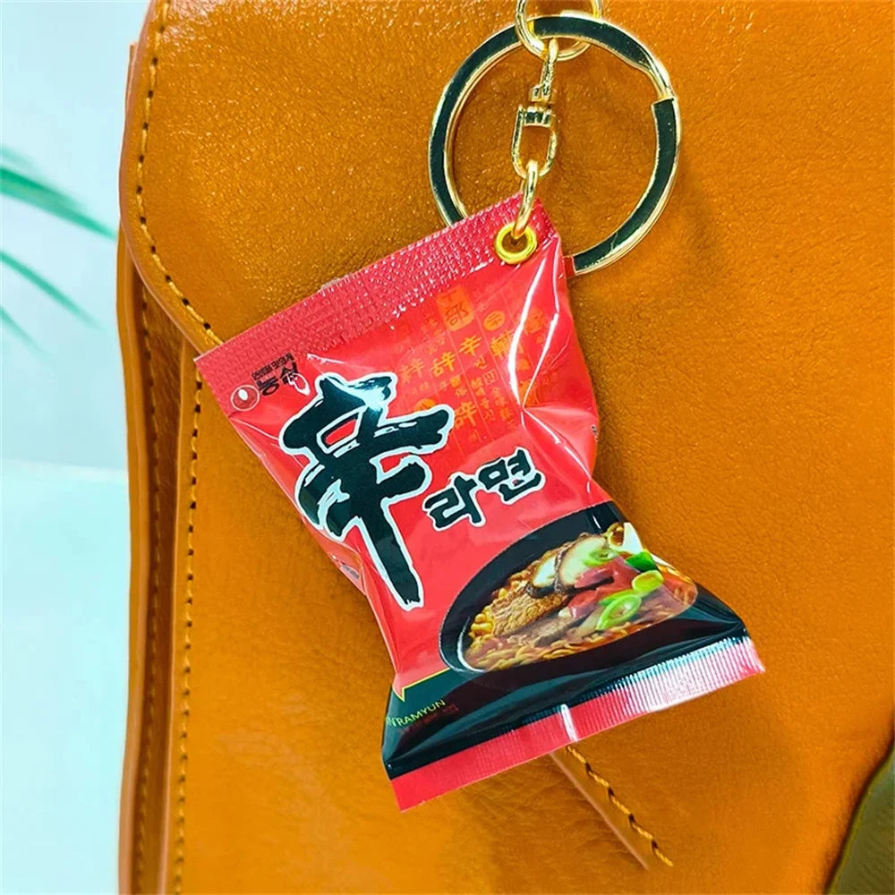 Instant Noodle Keychain Mini Snack Phone Charm Gift 1 - Tophatter Daily Deals